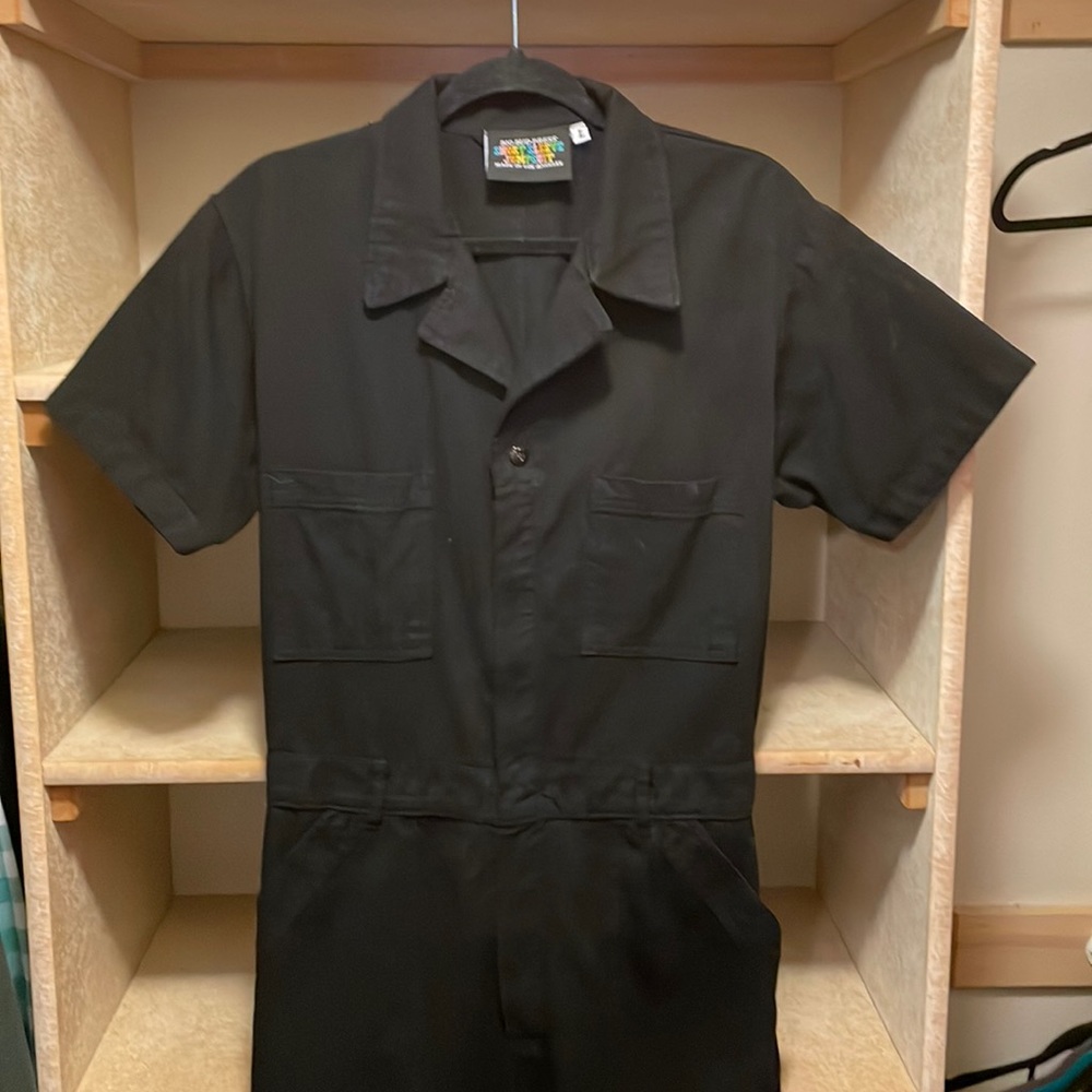 Big Bud Press Black Short Sleeve Jumpsuit